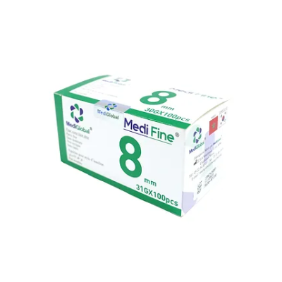 Aiguilles Pour Stylos D’insuline Medi Fine 8mm 31G/30G