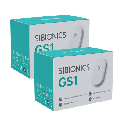 Pack 2 de Capteur de glycémie - SIBIONICS GS1