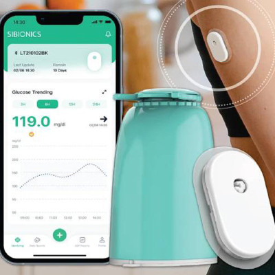 Pack 2 de Capteur de glycémie - SIBIONICS GS1